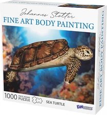 Funwares - Johannes Stotter Body Painting - Sea Turtle (1000 Piece Puzzle) *NEW*