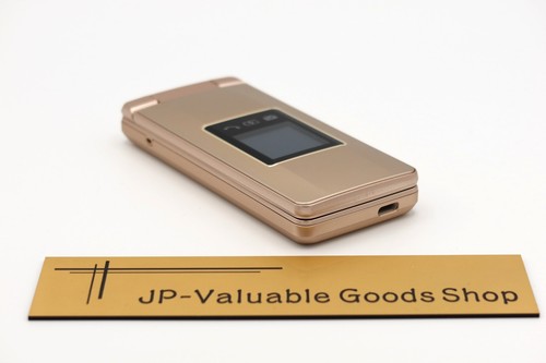 [AA] SHARP AQUOS A207SH Easy Mobile Flip Phone 11 Unlocked SIM Free Gold Japan - Picture 6 of 19