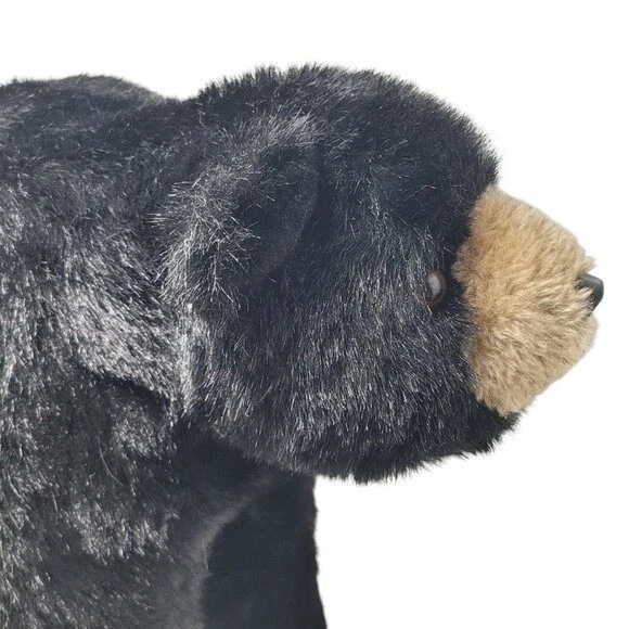 Reposapiés vintage de oso negro banco diseño Ditz decoración de cabina de gallina 30" den Foto 3 de 4