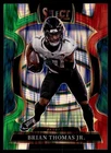 2025 Panini Select Football Green and Red Shock Brian Thomas Jr. #30