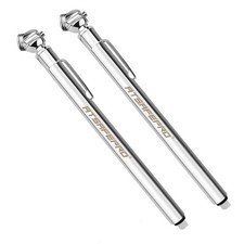 Pencil Tire Pressure Gauge (5-50PSI&10-75PSI), Sealed Zinc Alloy Nozzle and