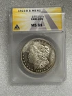 1921-D Morgan Dollar ANACS Certified MS 61 VAM-1DO (Scribbling Die Scratches)