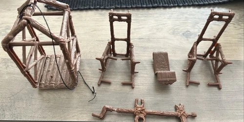 Kenner Ewok Village Playset 1983 Return of the Jedi Collectible Parts