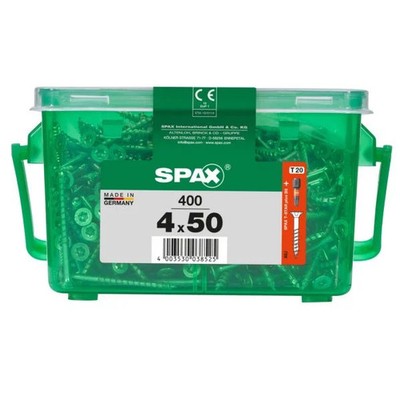Spax Universalschrauben 4.0 x 50 mm TX 20 Senkkopf - 400 Stk.  Schraube