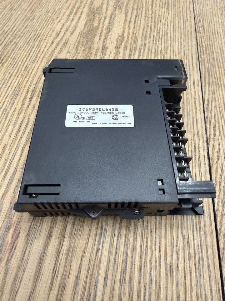 GE Fanuc Series 90-30 IC693MDL645B Input 24VDC 16pt. Pos/Neg Logic ...