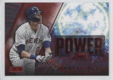 2020 Topps Stadium Club Power Zone Red Christian Yelich #PZ-5 l3v