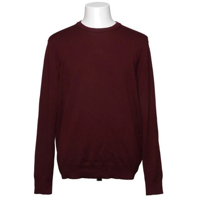 Asket, Strickpullover, Größe: L, Rot, Elasthan/Merinowolle/Polyester #g9C