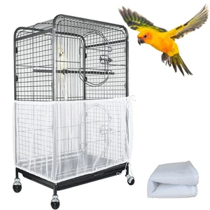 Extra Large Bird Cage Seed Catcher Guard Universal Birdcage Cover Nylon