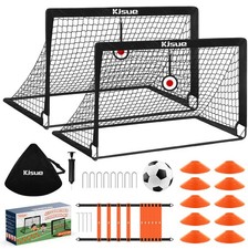Soccer goal, Kids Goals for Backyard 4x3ft kids soccer goals, Black 