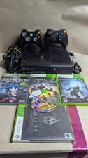 Microsoft Xbox 360 E Video Game Console 250GB 2 Oem Controller Bundle Tested 