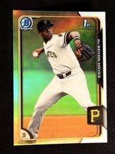 2015 Bowman Chrome 1st PROSPECT ROOKIE KeBryan Hayes Item 1