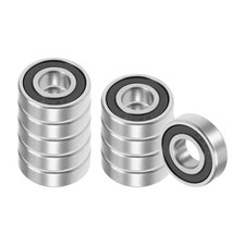 10pcs Ball Bearings - 7mm x 17mm x 5mm Chrome Steel ABEC1 Sealed Industrial
