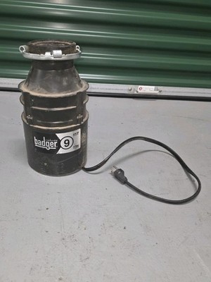 Insinkerator Badger 9 garbage disposal 3/4 HP