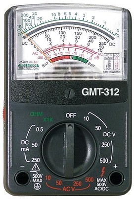 Gardner Bender GMT-312 12 Range Pocket Size 5-Function Analog Multimeter