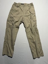5.11 Tactical Cargo Pants 34x32 Khaki Ripstop Utility Work Tactical Pants