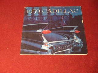 1959 Cadillac Sales Brochure Catalog Booklet Original Old book Pamphlet