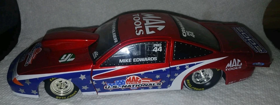 (罕见)VHTF 1.24 比例 NHRA 专业库存 2002 年 Mike Edwards 美国国家骑士(MIB) — 第 3/4 张图片