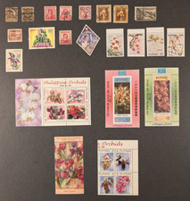 Philippines - Nice lot of 21 M/U stamps, and 4 MNH mini-sheets, F/VF.