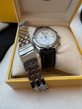 Breitling Chronomat 38mm,delpoyment Shark Strap Plus Pilot Bracelet
