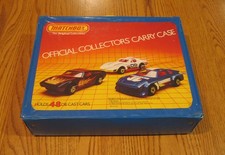 MATCHBOX OFFICIAL COLLECTOR'S CARRY CASE HOLDS 48 DIE CAST CARS 1983