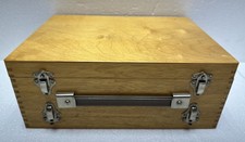 VTG Double Sided 35mm Wood 350 Slide Storage Case for 2 x 175 Slides W/Slides D