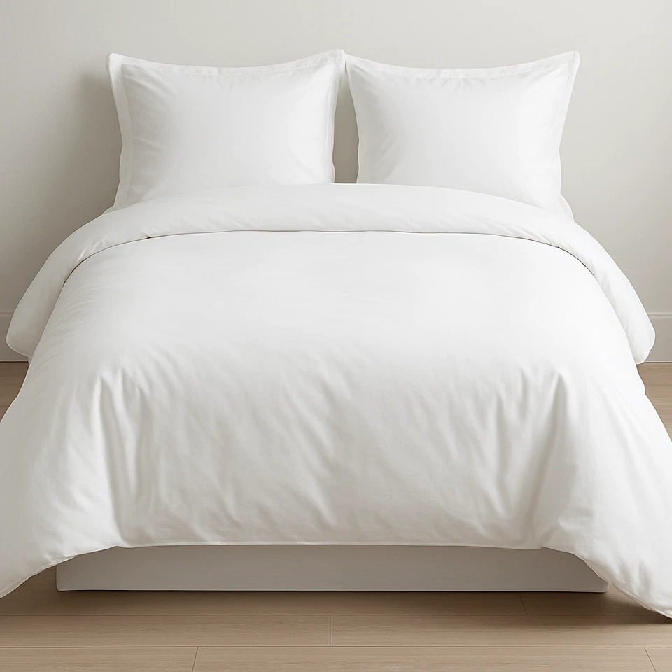 Juego de sábanas estilo hotelero 800 hilos 4 piezas - 100 % algodón, bolsillo profundo, Foto 3 de 4