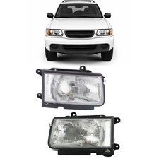 For 1998 1999 Honda Passport Pair Headlights Driver and Passenger Side Bulb Incl