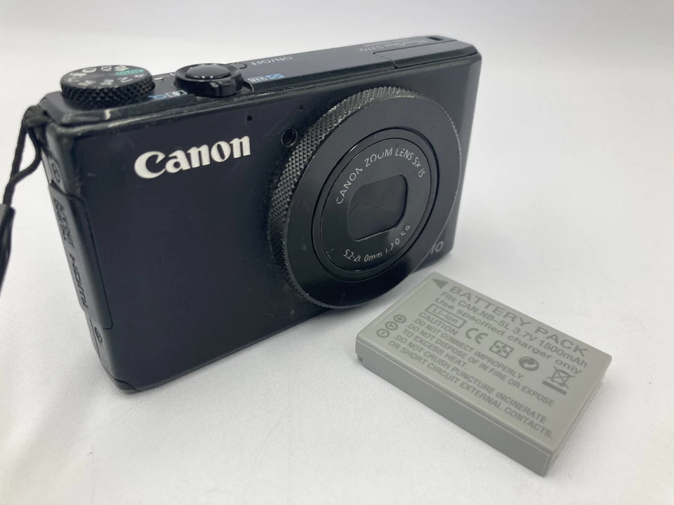 READ Excellent Canon PowerShot S110 Digital Compact Camera black JAPAN 0805 - Image 2 of 4