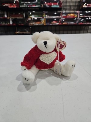 Ty Collectible Attic Treasures Casanova White Bear Heart Sweater 1993 Valentines