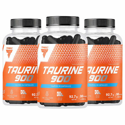 TAURINE 900 - 90-180 Capsules - Supports mental performance, focus, regeneration
