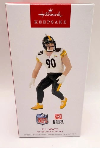 Hallmark Keepsake NFL Pittsburgh Steelers T. J. Watt Ornament 2025  NEW