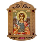 Archangel Michael Saint St Michael Wooden Icon Shrine Orthodox Catholic