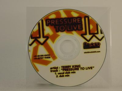 #ad TERRY KING PRESSURE TO LIVE H1 2 Track Promo CD Single including Plastic Sleev GBP 5.75