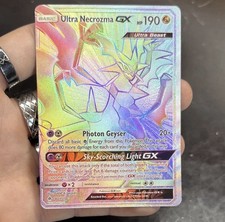 Pokémon Ultra Necrozma GX Secret Rare Holo 140/131 SM-Forbidden Light