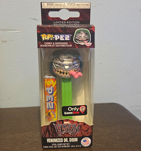 Funko POP! PEZ Marvel Venom Venomized Dr. Doom GameStop Exclusive