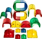 30Piece Set Magnet Building Tiles Magnetic Blocks Round Dome Set for Arches NEW