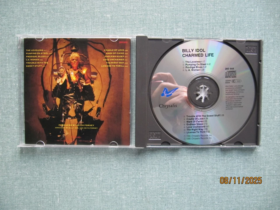 BILLY IDOL - Charmed Life, CD  *** sehr guter Zustand*** - Bild 3 von 3