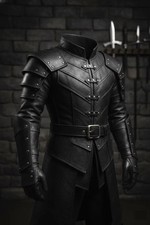 Medieval leather full set Handmade Armor Medieval Renaissance SCA LARP