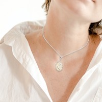 AnhäNger Aus Sterlingsilber Halskettensteinhalter Kristall Mit Kristallkette