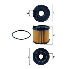 Kraftstofffilter für Peugeot 206 2A/C SW 2E/K 306 7A 7B 7E 307 3A/C 3E | 244895