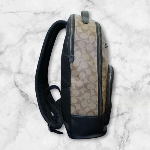 ✨Bon état✨ Sac à dos COACH signature unisexe modèle populaire - Photo 4/11