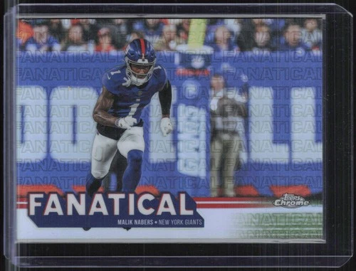 2025 Topps Chrome Malik Nabers Base (RAW)