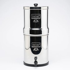 BIG BERKEY Water Filter Stainless Steel with only 2 Black BB9 filter -Genuine