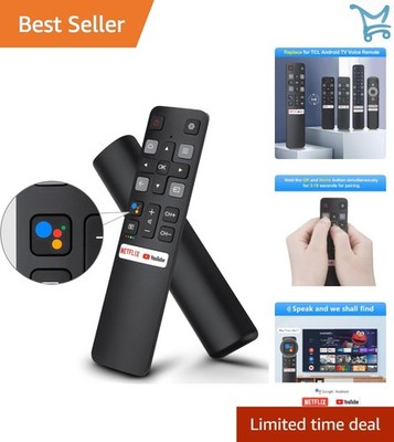 Universal Voice Replacement Remote for TCL Smart TVs Bluetooth Infrared
