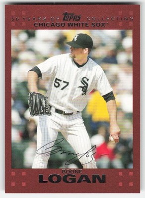 Boone Logan 2007 Topps Updates & Highlights #UH73 Copper #/56 56734