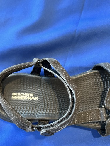 Set 2 Skechers Damen-Sandalen Goga Max Brilliancy On The Go marineblau schwarz Komfort 8 - Bild 8 von 19