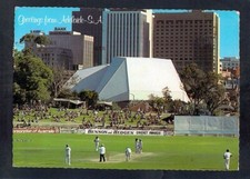 D8483 Australia SA Adelaide Oval Cricket Festival Theatre PU1980 Pitt postcard