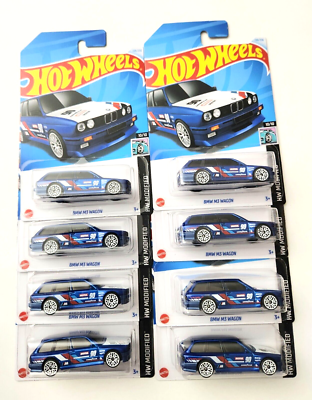 Hot Wheels BMW M3 Wagon Blue #138 138/250 - 2024 HW Modified -8pcs