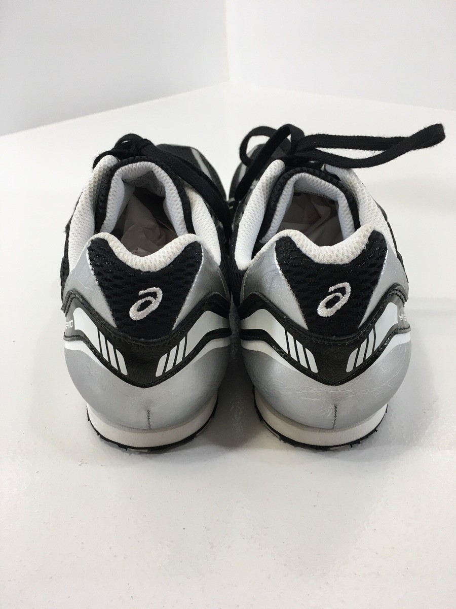 Asics Mens Hyper MD Entry Level Spikes Track Shoes Black/lightning