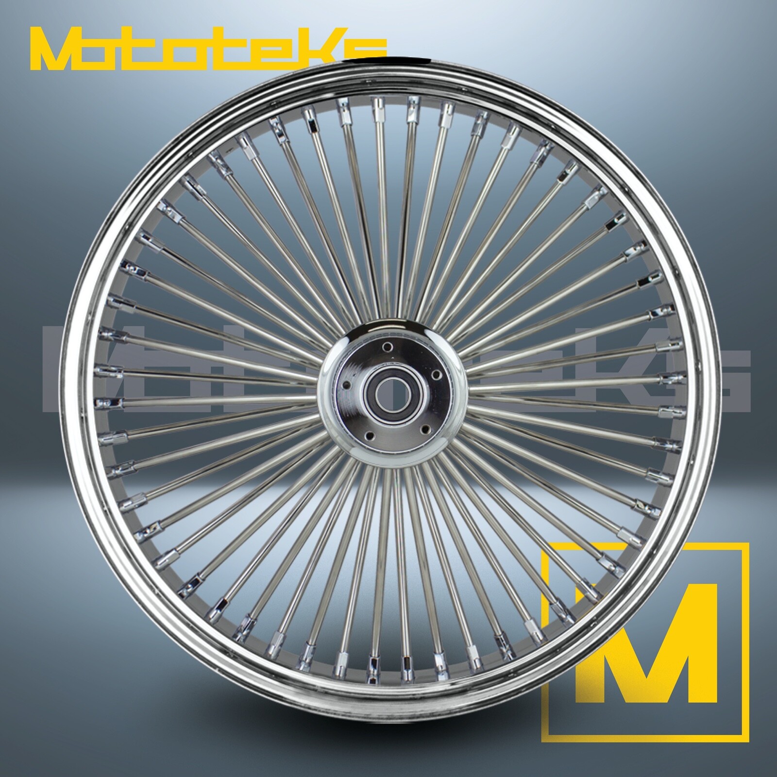 23X3.5 FAT SPOKE WHEEL 52 STAINLESS SPOKES FOR HARLEY TOURING BAGGER ...